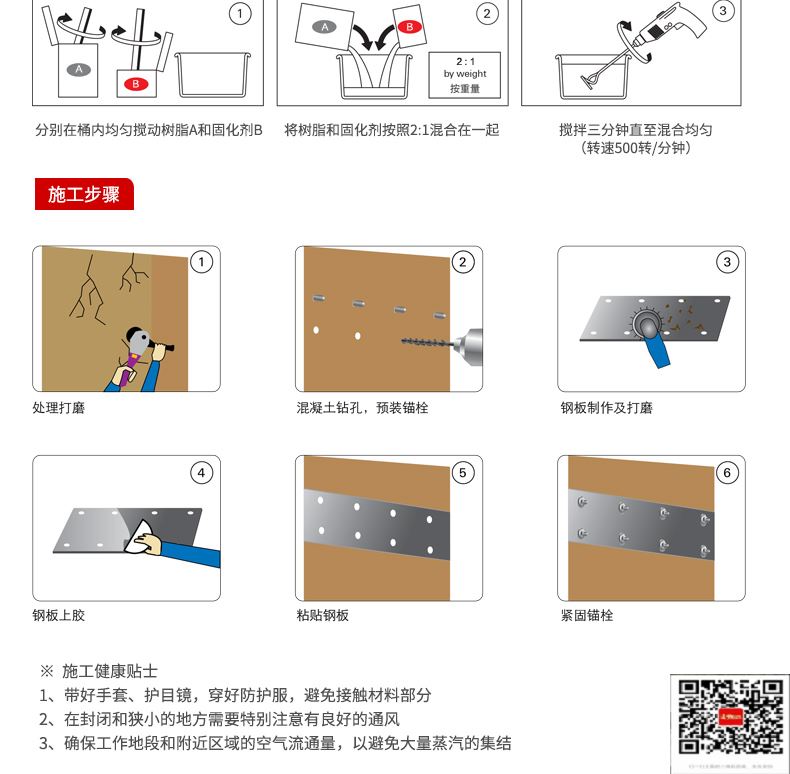 包钢合肥粘钢加固施工过程